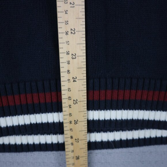 Tommy Hilfiger Pima Cotton V Neck Sweater Mens XL - Picture 6 of 8